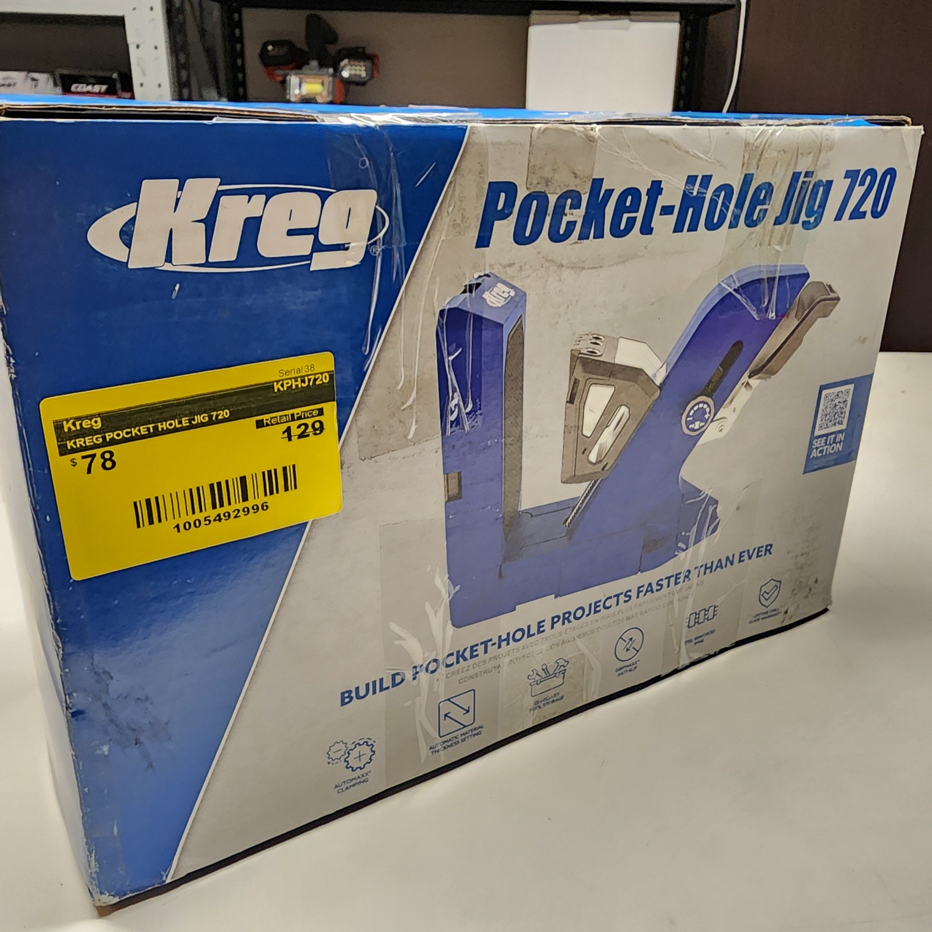 KREG POCKET HOLE JIG 720 (KPHJ720) KREG POCKET HOLE JIG 720 (KPHJ720)
